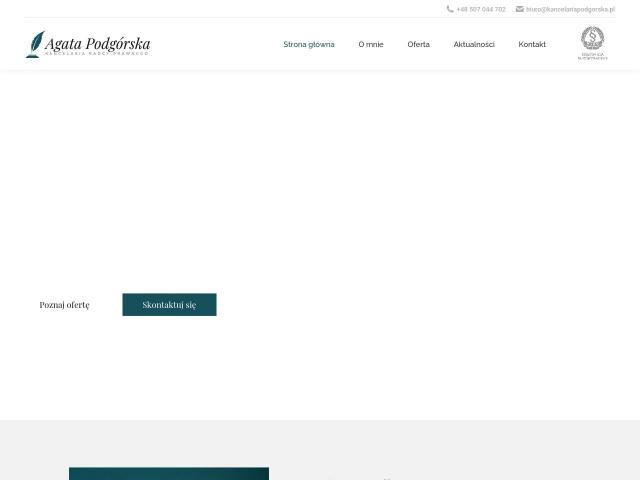 Kancelaria Radcy Prawnego Agata Podgórska